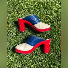 70s Vintage Red White and Blue