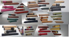 LOTTO STOCK CINTURINI IN VERA PELLE x OROLOGIO, COLORATI, mod.400 SOTTOCOSTO !