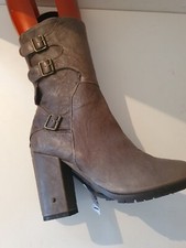 Fornarina bottines cuir marron - cuir,