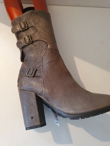 Fornarina bottines cuir marron - fornarina,