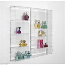 SAFE VETRINA DA ESPOSIZIONE VETRO ACRILICO PER PROFUMI - 50 x 50 x 10 CM