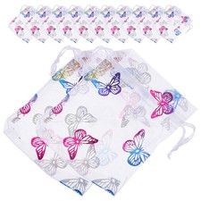  50 Pezzi Sacchetti Organza