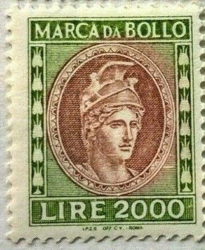 Marca bollo lire 2000 dea - lire,