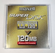 Maxell LS-120 120MB Super disk - NUOVO sigillato