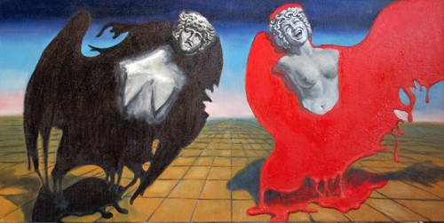 Sirene dipinto olio - dipinto,