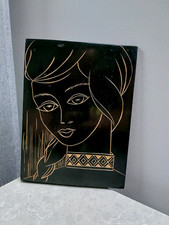 Quadro in legno intagliato da