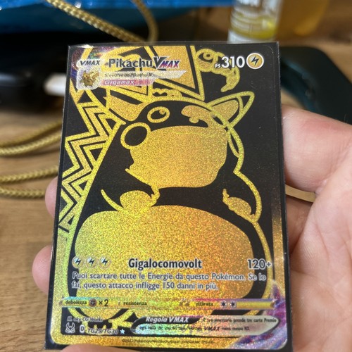 Pikachu vmax black gold - pikachu,