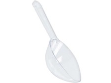 Paletta Cucchiaio In plastica TRASPARENTE per caramelle, marshmallow, dolci ecc