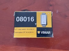 VIMAR 08016 INTERRUTTORE BIPOLARE 1/0 2P 16A 8016
