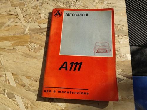 Uso manutenzione autobianchi - manutenzione,