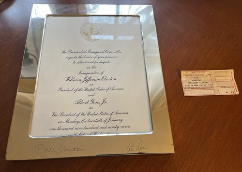 Invito inaugurazione clinton - inaugurazione,