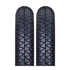 DUE GOMMA PNEUMATICO COPERTONE 3.50 10 3.50/10 MODELLO PIAGGIO APE 50 VESPA PX