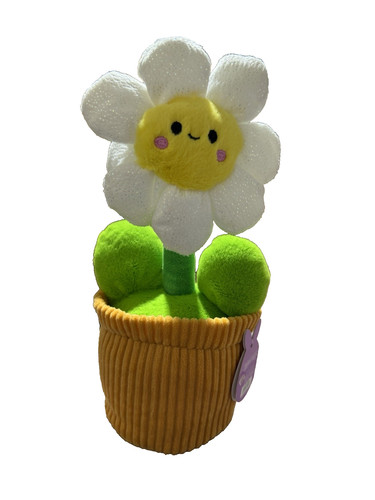 Vaso fiori girasole sorridente