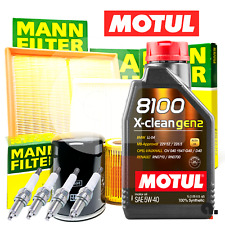 KIT Tagliando CANDELE OLIO MOTUL 5W40 Fiat 500 Panda Lancia Ypsilon 1.2 dal 2011