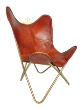 Sedia A Sacco Vintage In Pelle