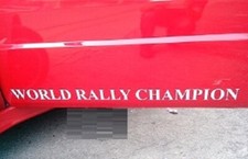 Adesivi stickers world rally