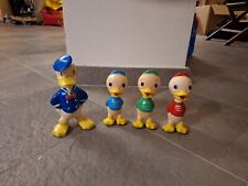 Pupazzi Gomma Disney Paperino Qui Quo Qua NO Ledra vintage rubbertoys