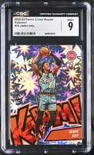 JADEN IVEY - 2022/23 Crown Royale "Kaboom!" RC CGC 9