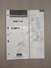 Sansui A-40 Amplificatore