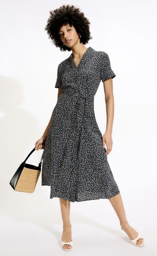Abito camicia club monaco nero - abito,