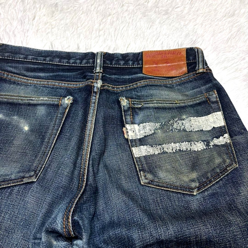 Momotaro jeans battle label - battle,