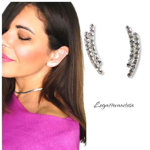 Orecchini donna argento - in, 925