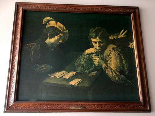 Antico quadro stampa risalente - antico,