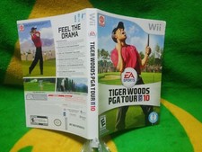 Tiger Woods PGA Tour 10 Nintendo Wii solo copertina art