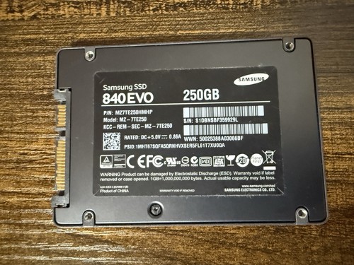 Samsung 840evo 250 - 840evo, gb