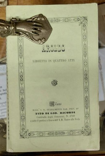 Verdi giuseppe aroldo - verdi,