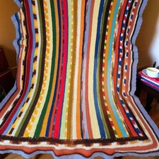 Vintage Crochet Blanket Afghan