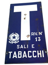 INSEGNA TARGA TABELLA SMALTATA