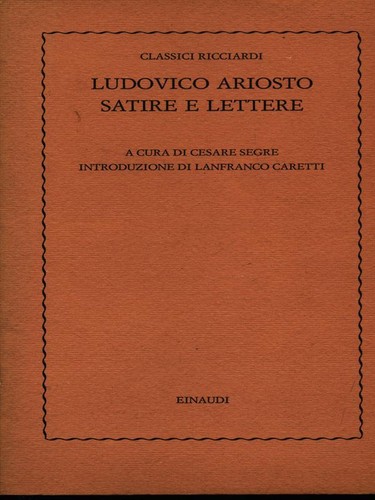Satire lettere ariosto - e,