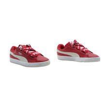Puma scarpa sneakers da donna Basket Heart usate numero 38.5 (Cod.SS3566) rosse