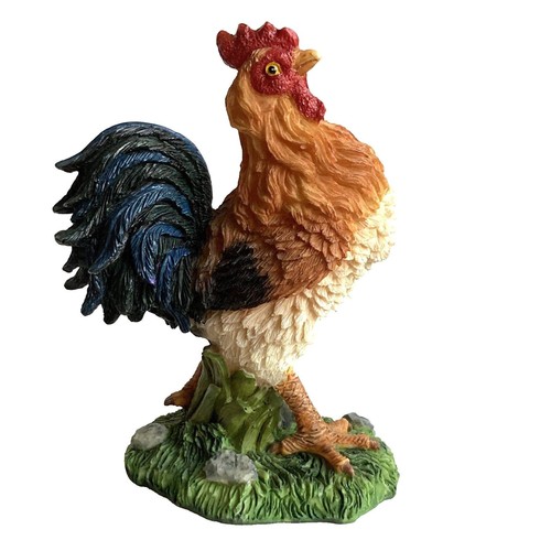 Statuina gallo vintage pollo