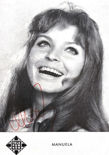 Autogramm manuela schlager - autogramm,