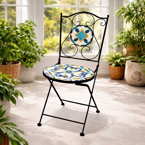 Sedia balcone mosaico - a,