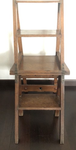 Scaletta vintage legno - ,