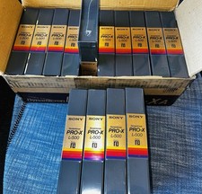 14x Nastro Sony PRO-X L500 Betamax per formato Super Beta NUOVO SIGILLATO