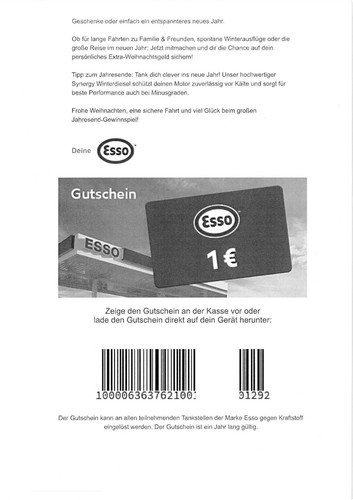 Buoni esso 1 - 15, a