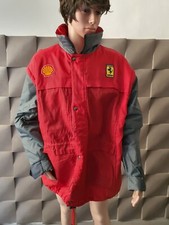 Scuderia Ferrari Maranello fabbrica giacca meccanica/gilet vintage 90 Enzo Shell