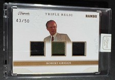 2024 Rambo Keepsake Edition Robert Griggs Triple Relic Patch #43/50