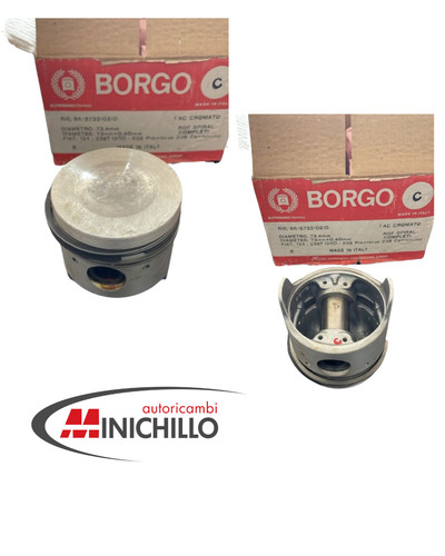 Serie pistoni pezzi fiat124 - 4,