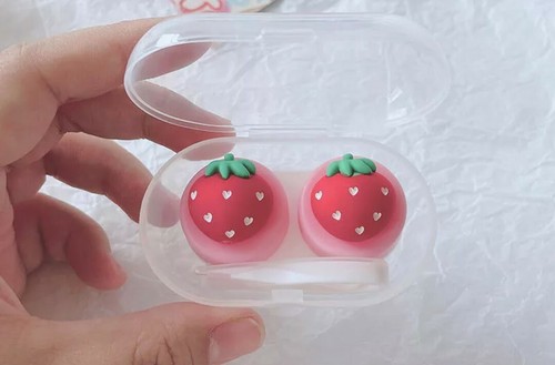 Contact lens holder - lens, kawaii