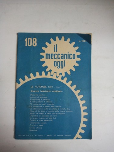 1959 meccanico oggi - 1959,