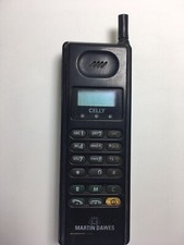 Telefono Martin Dawes MD100 "Celly" (TACS) RARO (Anni ‘80) con tutti accessori