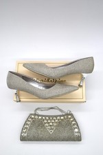 Fiori & Spine Scarpe Eleganti Donna Glitterate con Tacco - Taglia 40