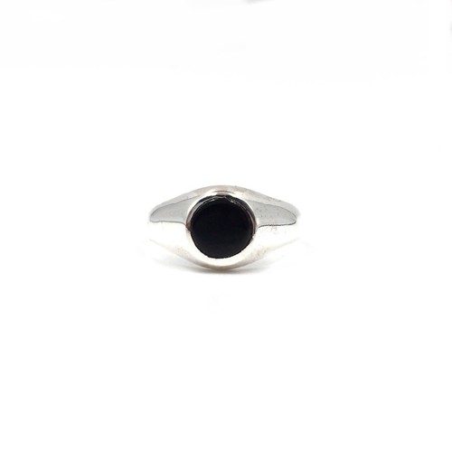 Anello argento 925 onice - anello, in