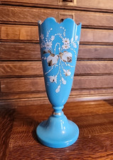 Antico vaso in vetro artistico