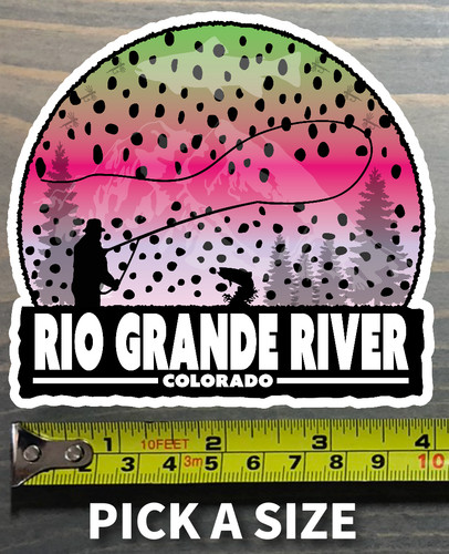 Adesivo rio grande river - adesivo,